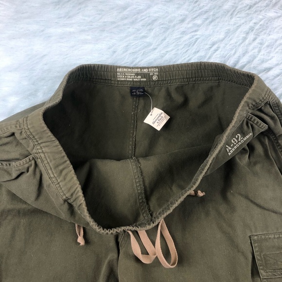 Abercrombie & Fitch Cargo Pants Men’s XL Green - Picture 4 of 8